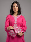 Embroidered Hot Pink 2-Piece suit