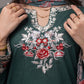 Embroidered Emerald Green 3-Piece Suit