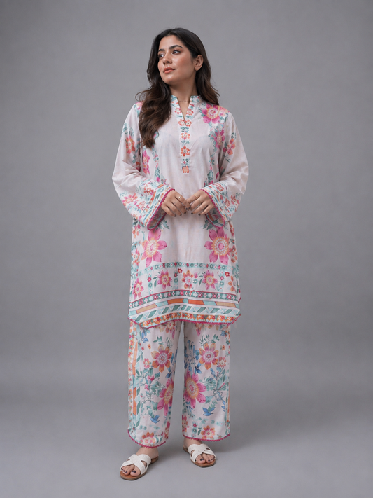 Rosé Bloom - 2 Piece Suit