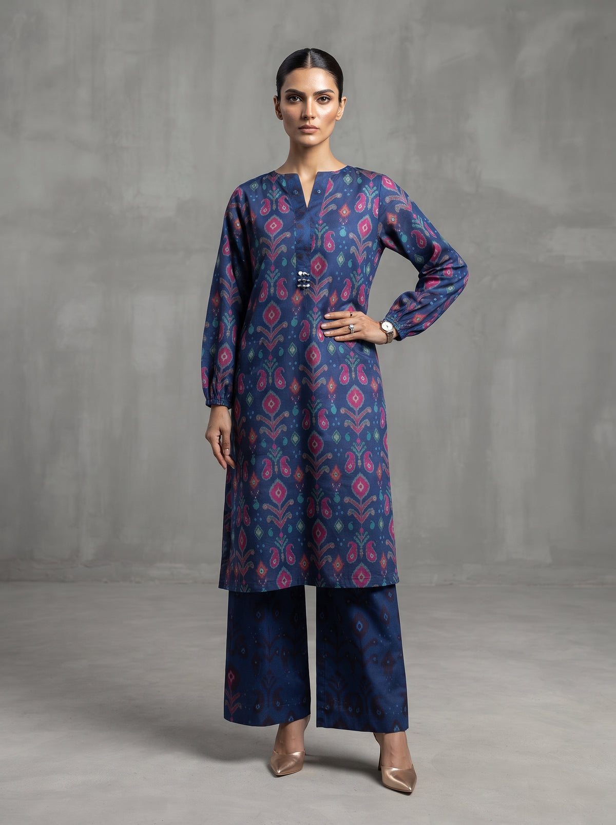 Midnight Ikat - 2 Piece Suit