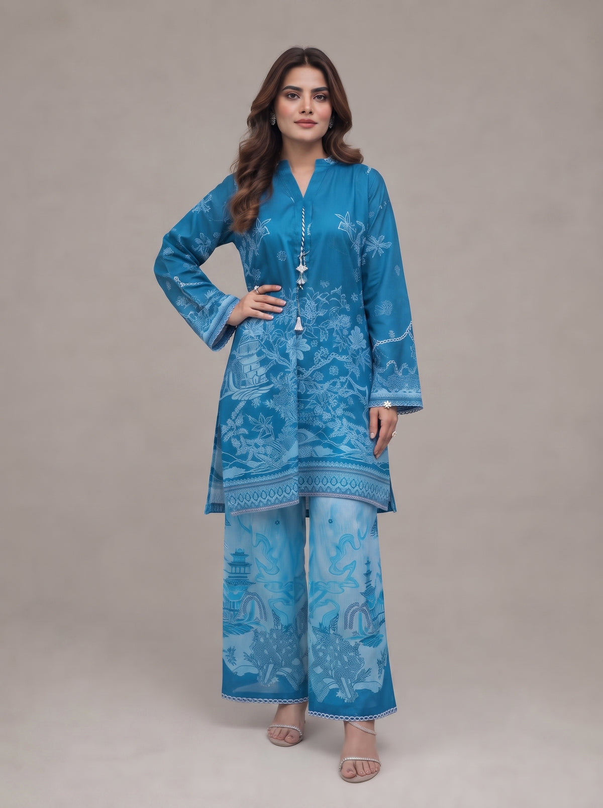 Azure Serenity - 2 Piece Suit