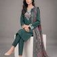 Embroidered Emerald Green 3-Piece Suit