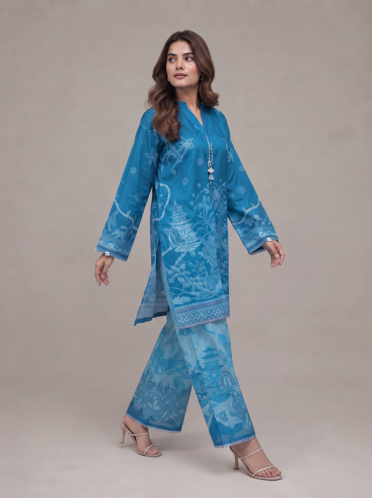 Azure Serenity - 2 Piece Suit
