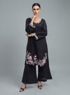 Embroidered Black Cutwork - 2 Piece Suit